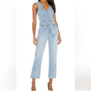 GRLFRND Light Blue Denim Jumpsuit